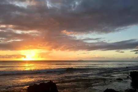 Breezy Loft Oceanview, Walk To Beach And Plaza リンコン